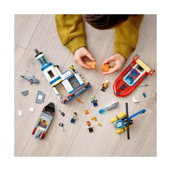 LEGO レゴ シティ ビーチポリスと消防隊
