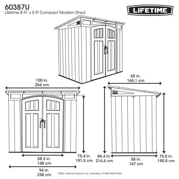 LIFETIME モダン物置