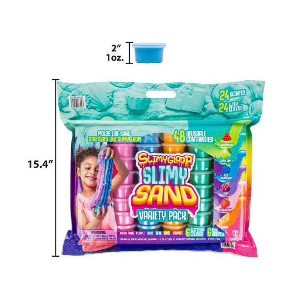 スライミーサンド バラエティパック 48個 SLIMYGLOOP