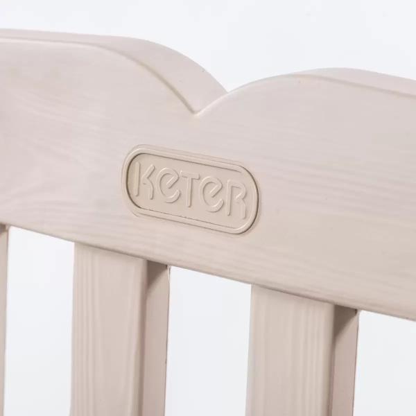 KETER ケター エデン ガーデンベンチ KETER EDEN GARDEN BENCH - ベージュ&ブラウン 31846-1