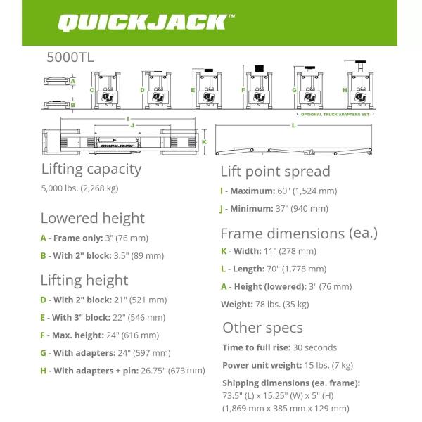 クイックジャッキ 5000TL Quick Jack