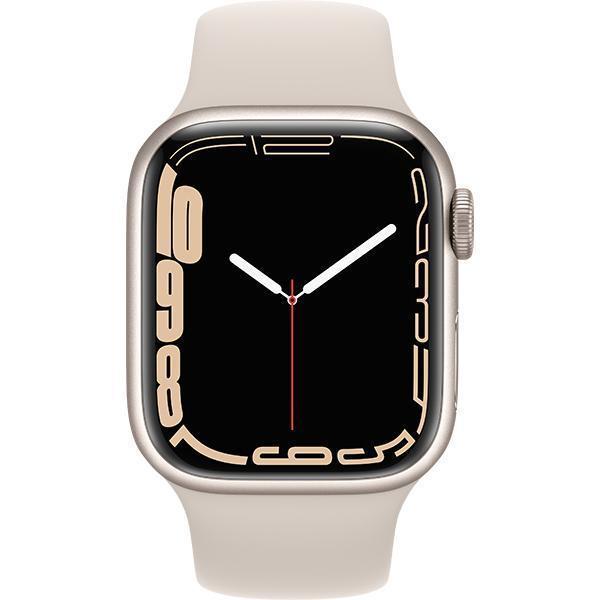 Apple Watch Series 7 GPS 45mm スターライトアルミニウムケース スターライトスポーツバンド