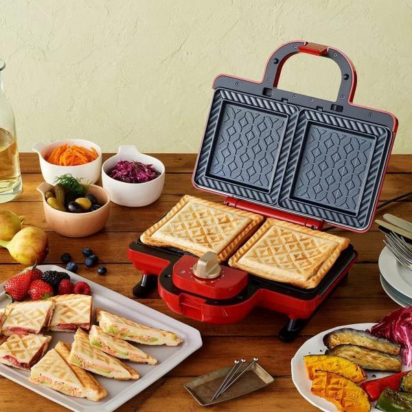 ブルーノ ホットサンドメーカー ダブル BOE044-RD レッド BRUNO Hot Sand Maker Double Red