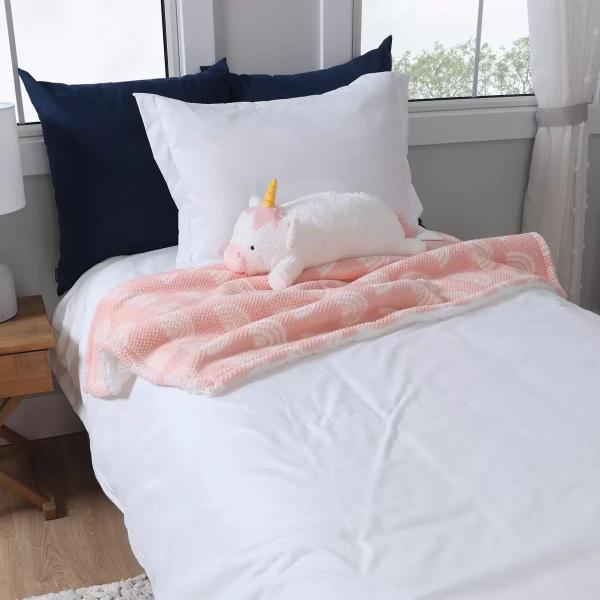 リトルミラクル ブランケット&クッション セット 76×114cm ユニコーン
