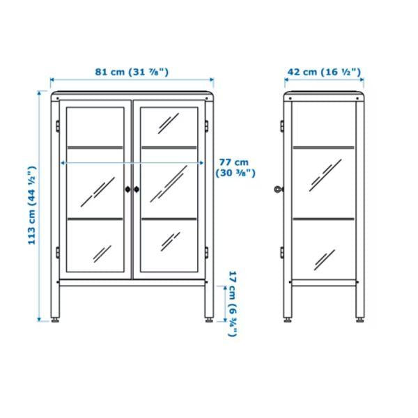 IKEA FABRIKOR ファブリコール コレクションケース, ライトイエロー, 81x113 cm イケア