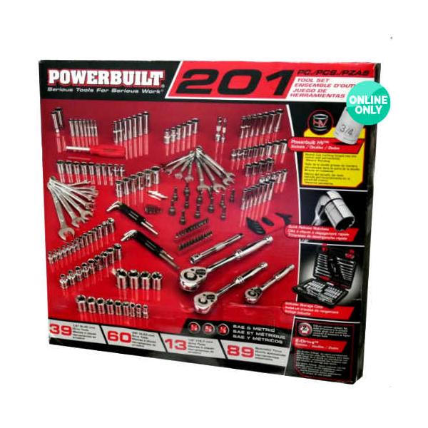 POWER BUILT メカニックツールセット 201ピース
