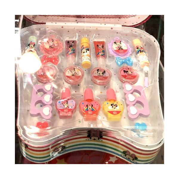 Disney ミニーマウス キッズコスメティック MINNIE COSMETIC トート キッズ用 化粧 コスメセット メイクアップセット