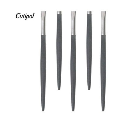 クチポール ゴア デザート ナイフ 12本セット シルバー x グレー