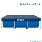 INTEX インテックス 3ｘ2ｍ フレームプール カバー付