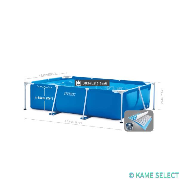 INTEX インテックス 3ｘ2ｍ フレームプール カバー付