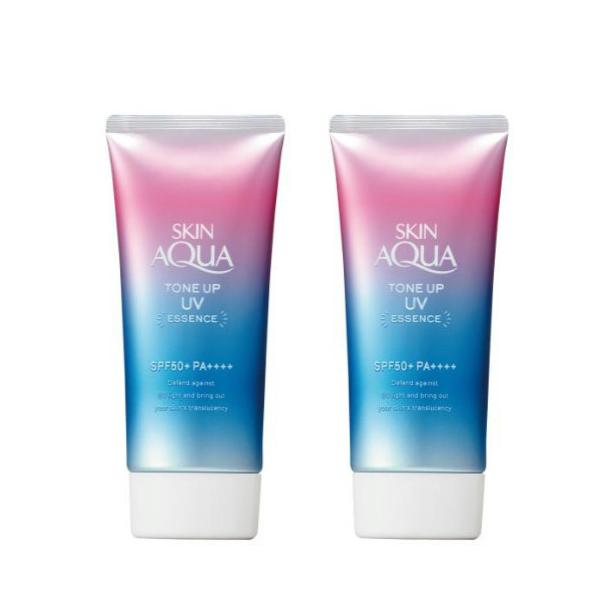 スキンアクア トーンアップ UV エッセンス 80g x 2個 SKIN AQUA