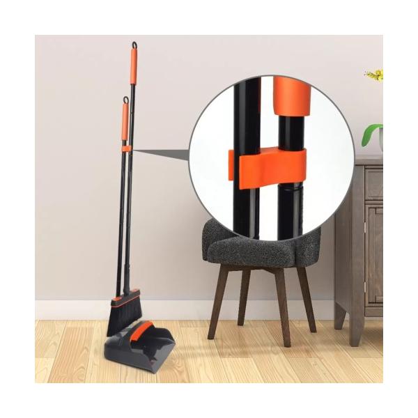 デラックス箒+ちりとり セット Deluxe Broom & Dustpan ほうき ちり取りセット