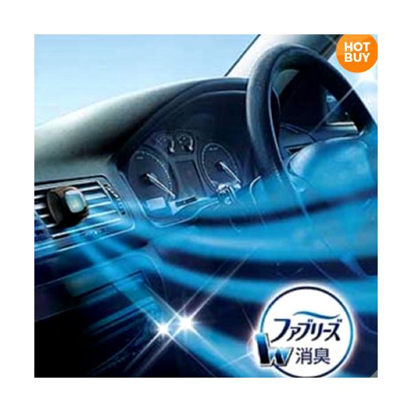 P&G ファブリーズ 消臭芳香剤 車用 イージークリップ スカイブリーズ 6個