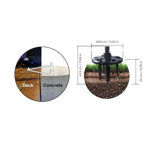 LEDソーラーポストライト 400ルーメン SOLAR LED POST LIGHT 400Lume