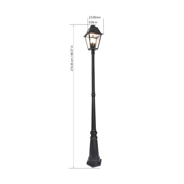 LEDソーラーポストライト 400ルーメン SOLAR LED POST LIGHT 400Lume