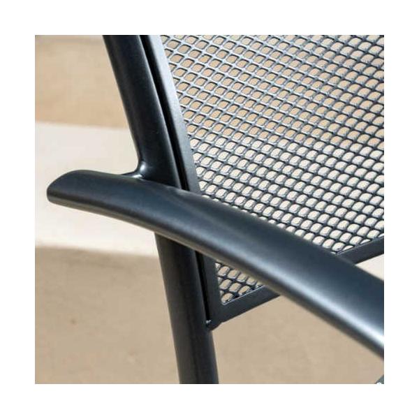 スチール製メッシュスタッキングチェア