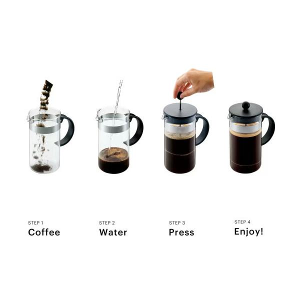 Bodum ボダム フレンチプレス コーヒーメーカー ビストロヌーボー 1.0L