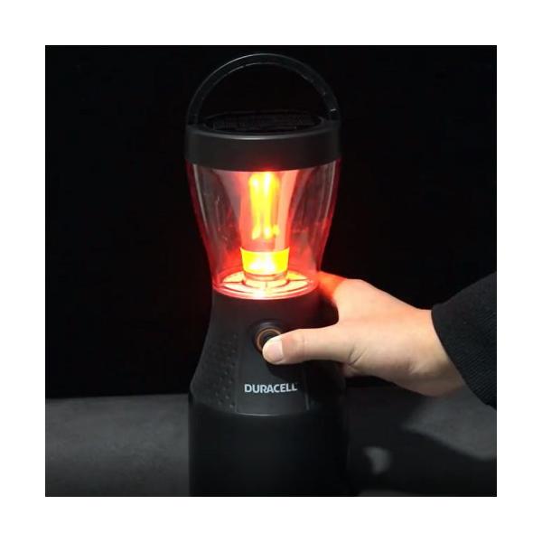 デュラセル 3Way 電源 1500ルーメン ランタン　単1電池 / USB / ソーラー