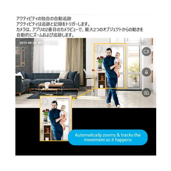 Swann 1080P セキュリティ Wifiカメラ 32GB SDカード 付き
