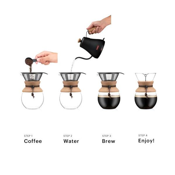 ボダム プアオーバー ドリップ式コーヒーメーカー1.0L Bodum