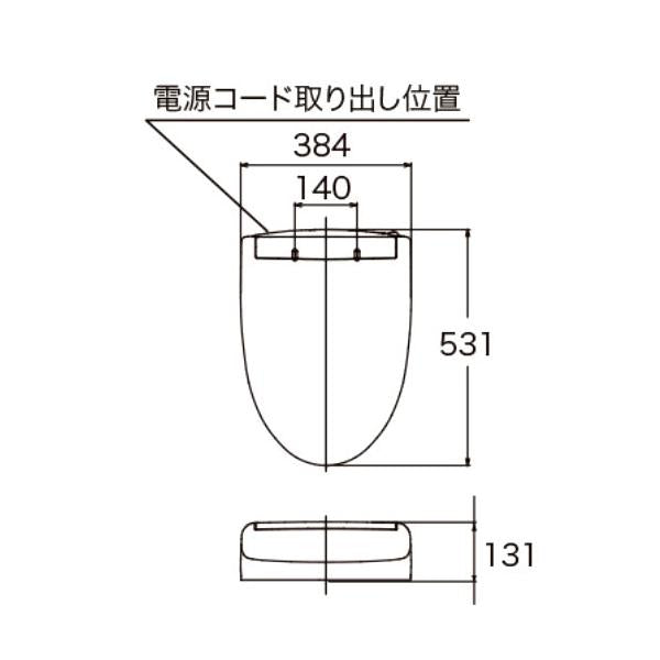 TOTO ウォシュレット 温水便座 TCF8CS67#NW1 取付かんたん