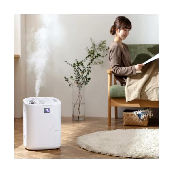 アイリスオーヤマ サーキュレーター加湿器 HCK-5520-W