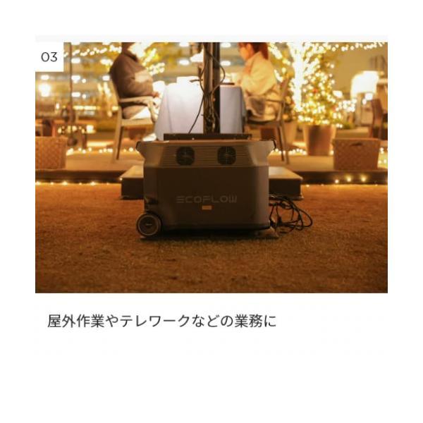 EcoFlow 大容量ポータブル電源 DELTA Pro 高出力 長寿命 安全 蓄電池 3,600Wh / 1,125,000mAh