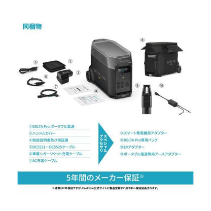 EcoFlow 大容量ポータブル電源　DELTA PRO