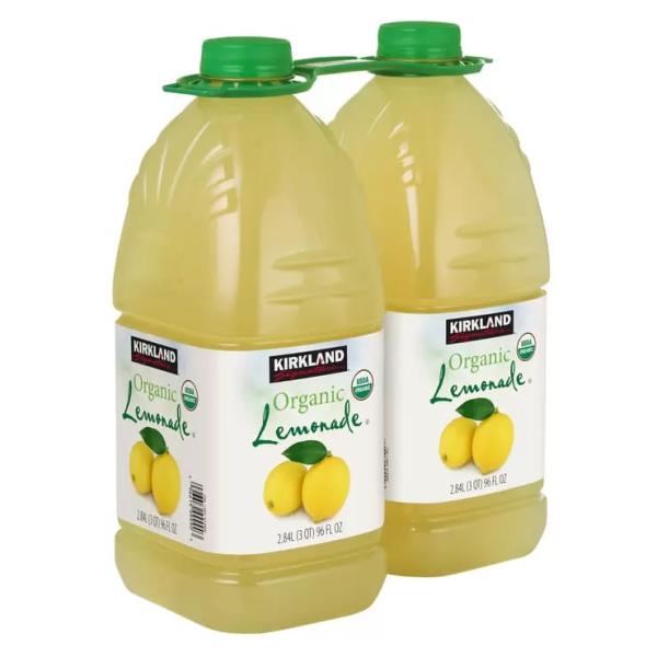 カークランドシグネチャー　オーガニックレモネード　2840ml x 2 Kirkland Signature Organic
