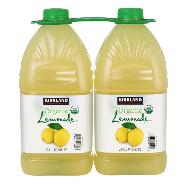 カークランドシグネチャー　オーガニックレモネード　2840ml x 2 Kirkland Signature Organic