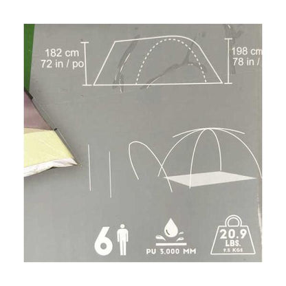 ティンバーリッジ 6人用 ツールーム ドーム型 テント Timber Ridge 6 Person Dome Vestibule Tent 202103