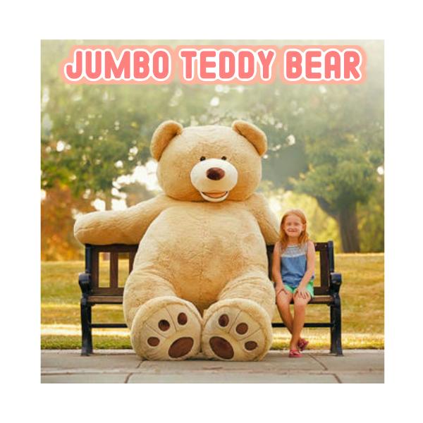 ジャンボ テディベア JUMBO TEDDY BEAR 超特大 くまぬいぐるみ 2.36m