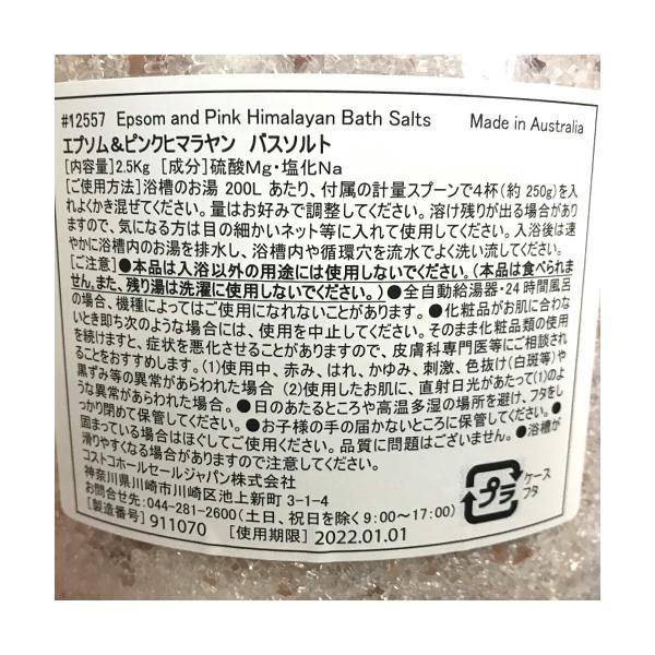 エプソム&ピンクヒマラヤン バスソルト ヒマラヤ岩塩 入浴剤 専用計量スプーン付 発汗作用
