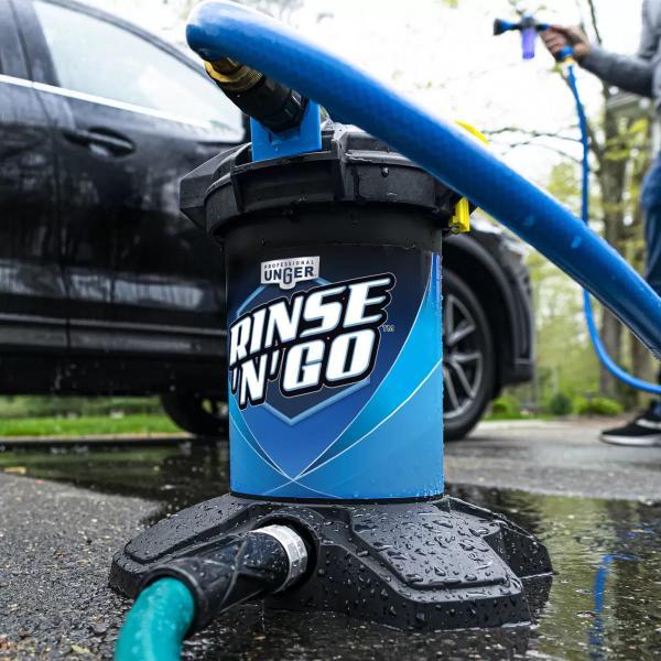 洗車用純水器 樹脂フィルター2個付き Unger Rinse'n'Go Spotless Car Wash System 洗車 軽量 コンパクト 水垢が残らない 洗車革命
