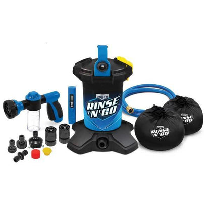 洗車用純水器 樹脂フィルター2個付き Unger Rinse'n'Go Spotless Car Wash System 洗車 軽量 コンパクト 水垢が残らない 洗車革命