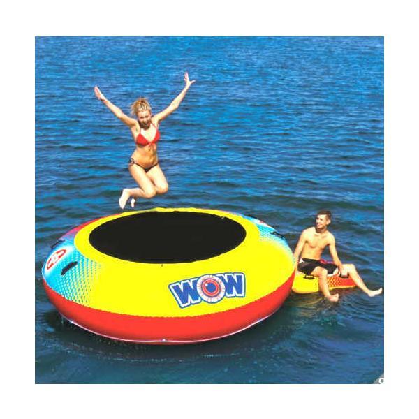 WOW ワオ エアジャンプ 巨大 トランポリン 10ft Airjump Water Bouncer プレイセンター 海水浴 マリンスポーツ 10フィート 3m