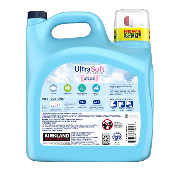 カークランドシグネチャー 衣料用柔軟剤　5.53L Kirkland Signature