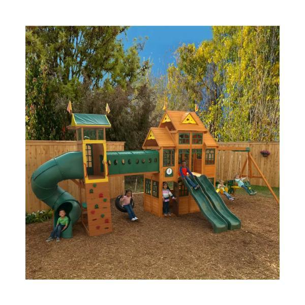 シダーサミット ベアケーブロッジ プレイセット Cedar Summit by KidKraft Bear Cave Lodge Playset