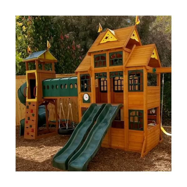 シダーサミット ベアケーブロッジ プレイセット Cedar Summit by KidKraft Bear Cave Lodge Playset