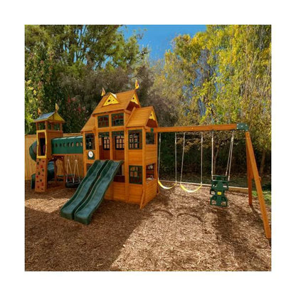 シダーサミット ベアケーブロッジ プレイセット Cedar Summit by KidKraft Bear Cave Lodge Playset