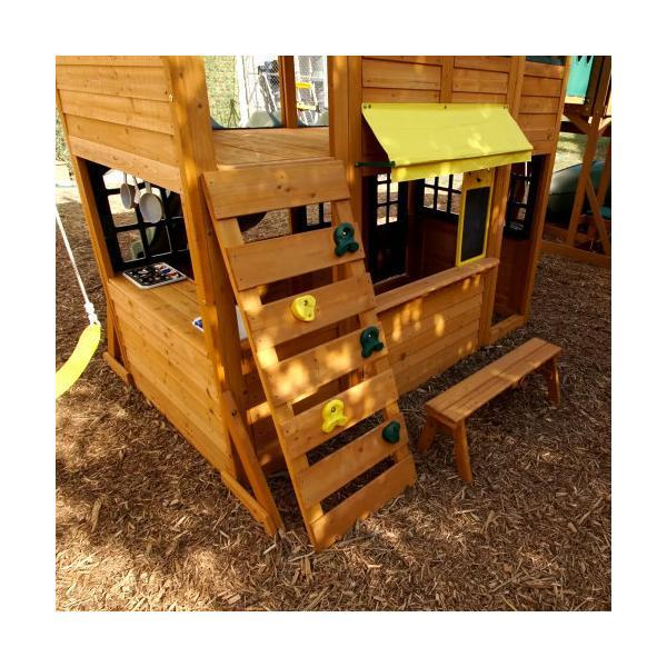 シダーサミット ベアケーブロッジ プレイセット Cedar Summit by KidKraft Bear Cave Lodge Playset