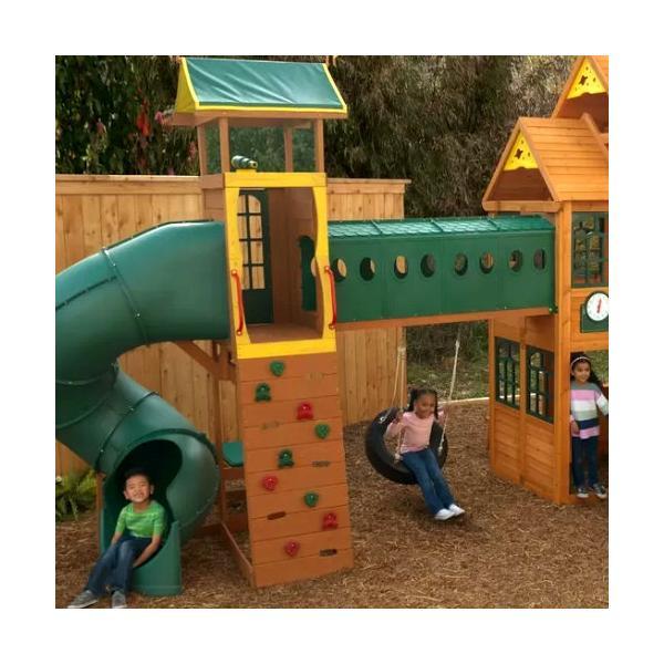 シダーサミット ベアケーブロッジ プレイセット Cedar Summit by KidKraft Bear Cave Lodge Playset