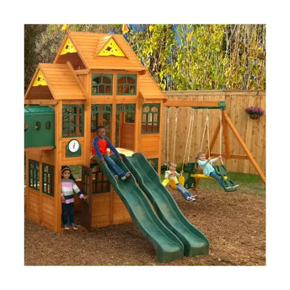 シダーサミット ベアケーブロッジ プレイセット Cedar Summit by KidKraft Bear Cave Lodge Playset