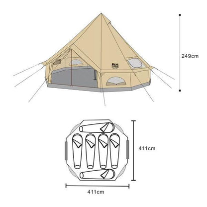 Timber Ridge ティンバーリッジ 6人用パオテント
