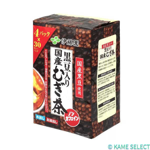 伊藤園黒豆入り国産麦茶 30袋 x 4