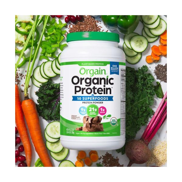 ORGAIN スーパーフード入りオーガニックプロテインパウダー チョコレート風味 1200g