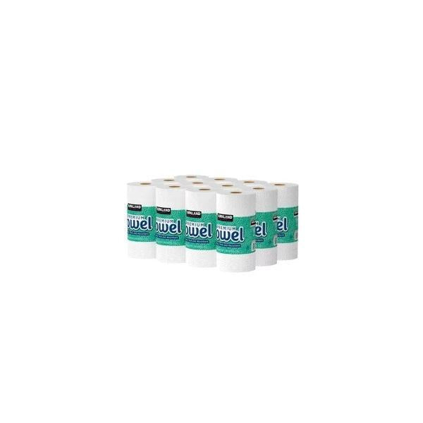 【2個セット】カークランドシグネチャー キッチンペーパー 140シート 24ロール (12ロール×2個） ペーパータオル 大容量 KIRKLAND