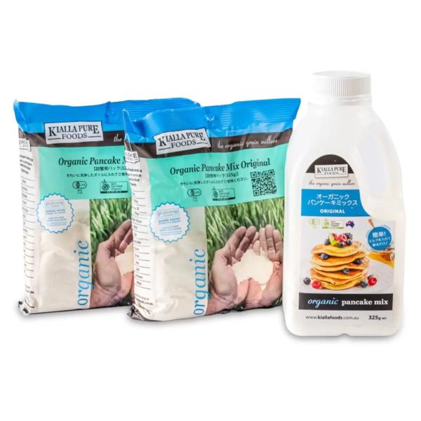オーガニック パンケーキミックス 325g x 3 Organic Pancake Mix