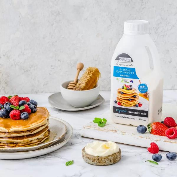 オーガニック パンケーキミックス 325g x 3 Organic Pancake Mix
