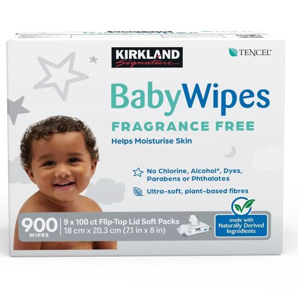 カークランドシグネチャー 赤ちゃん用 おしりふき 900枚 Kirkland Signature BABY WIPE 900CT ベビーワイプ